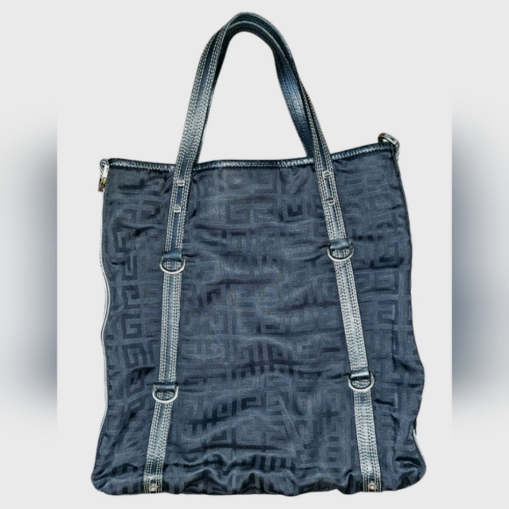 Givenchy Nylon Black Shoulder Double Handle Bag